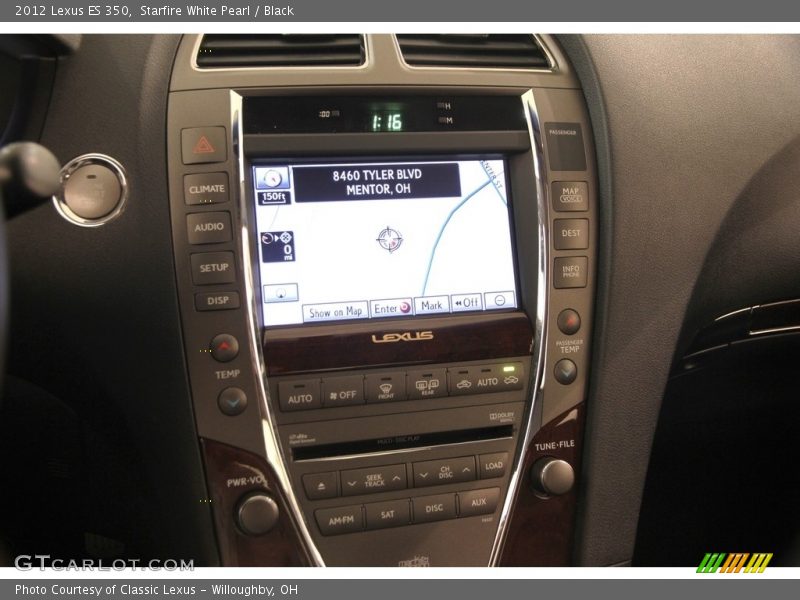Starfire White Pearl / Black 2012 Lexus ES 350