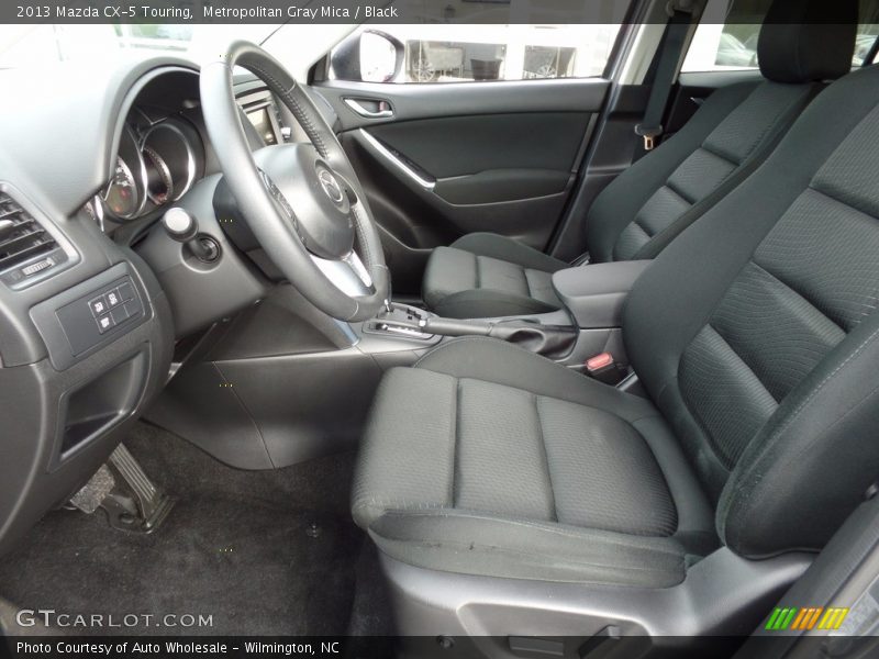 Metropolitan Gray Mica / Black 2013 Mazda CX-5 Touring