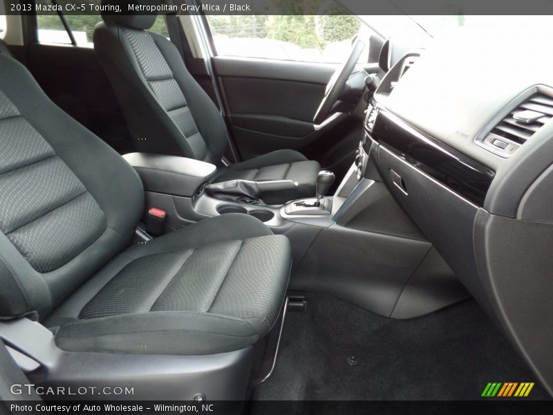 Metropolitan Gray Mica / Black 2013 Mazda CX-5 Touring