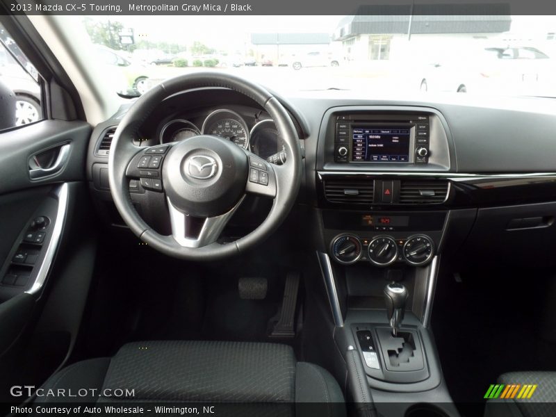 Metropolitan Gray Mica / Black 2013 Mazda CX-5 Touring