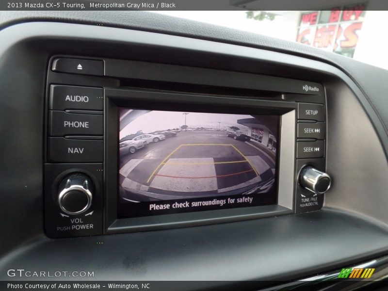 Metropolitan Gray Mica / Black 2013 Mazda CX-5 Touring