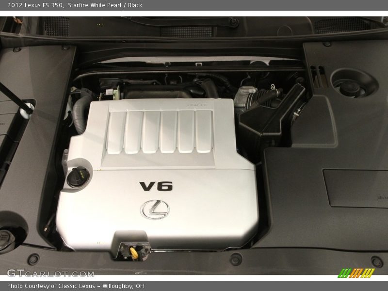 Starfire White Pearl / Black 2012 Lexus ES 350