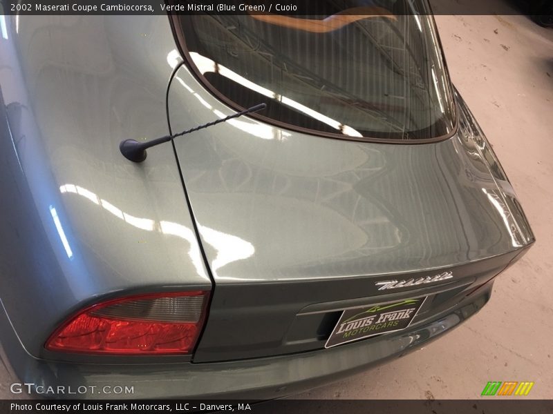 Verde Mistral (Blue Green) / Cuoio 2002 Maserati Coupe Cambiocorsa