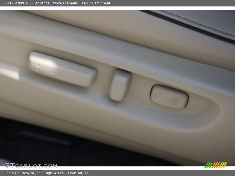 White Diamond Pearl / Parchment 2017 Acura MDX Advance