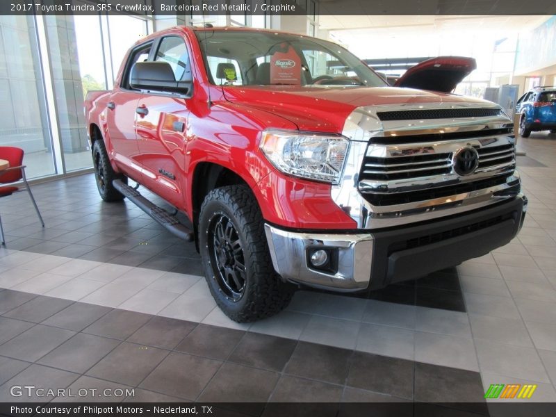 Barcelona Red Metallic / Graphite 2017 Toyota Tundra SR5 CrewMax