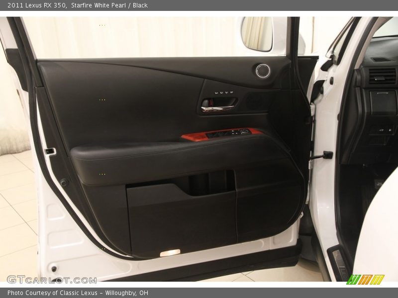 Starfire White Pearl / Black 2011 Lexus RX 350