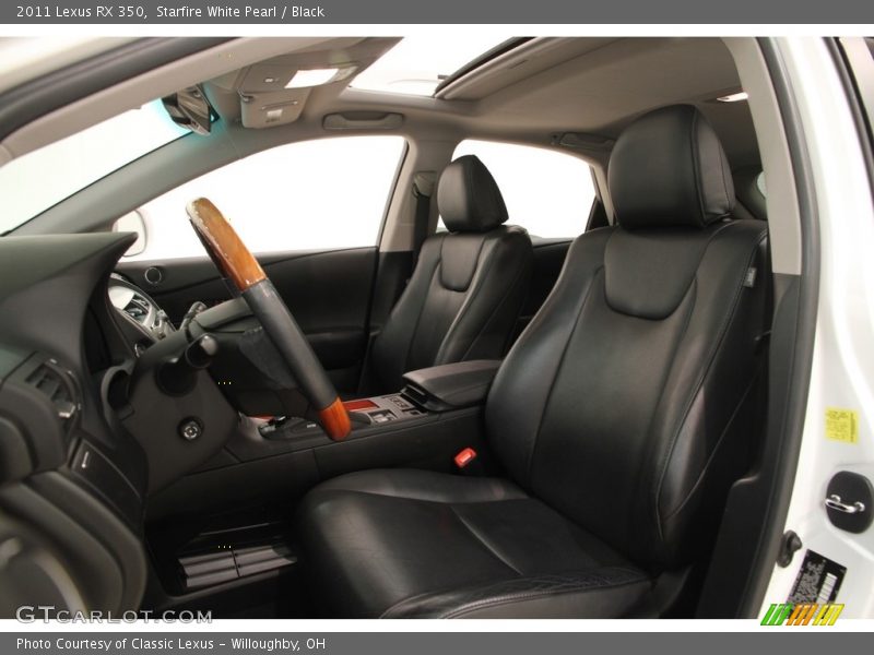 Starfire White Pearl / Black 2011 Lexus RX 350