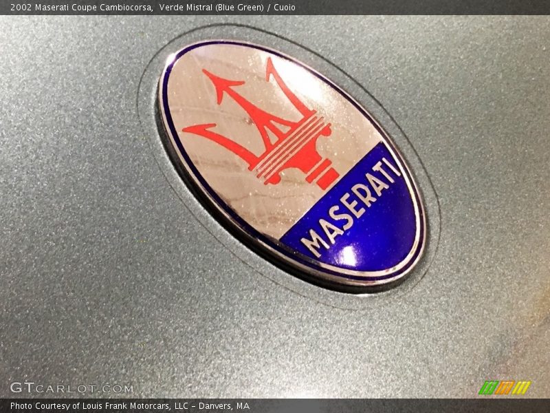 Verde Mistral (Blue Green) / Cuoio 2002 Maserati Coupe Cambiocorsa