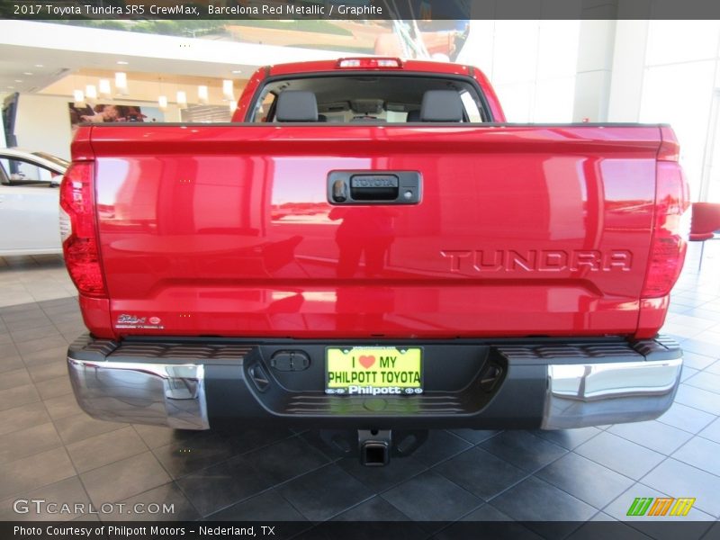 Barcelona Red Metallic / Graphite 2017 Toyota Tundra SR5 CrewMax