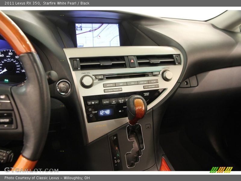 Starfire White Pearl / Black 2011 Lexus RX 350