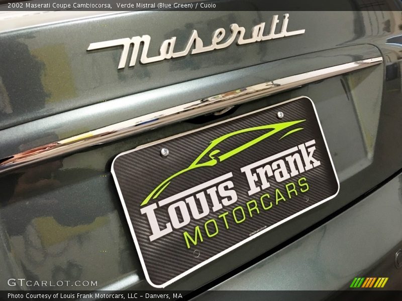 Verde Mistral (Blue Green) / Cuoio 2002 Maserati Coupe Cambiocorsa