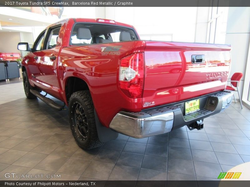 Barcelona Red Metallic / Graphite 2017 Toyota Tundra SR5 CrewMax