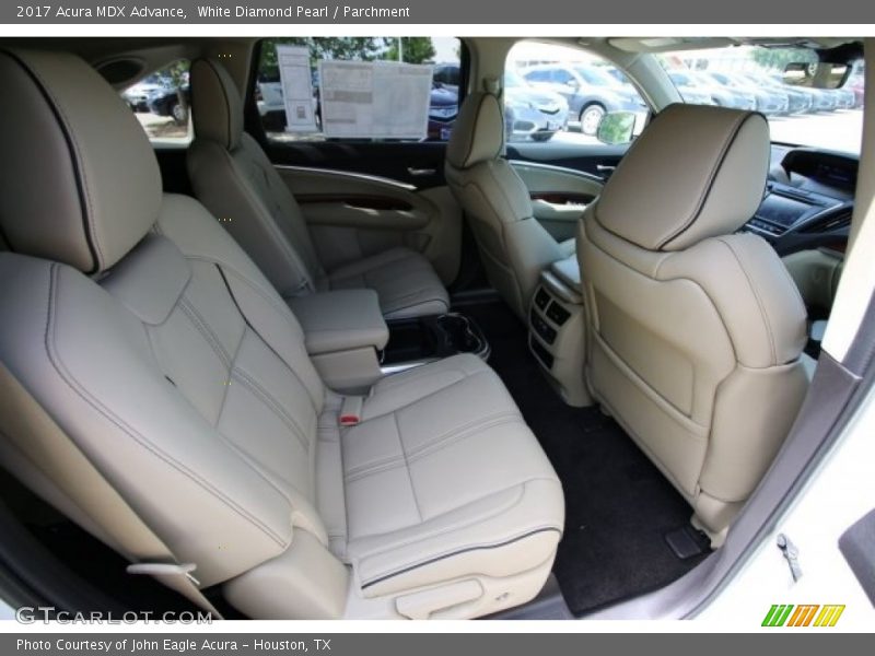 Rear Seat of 2017 MDX Advance