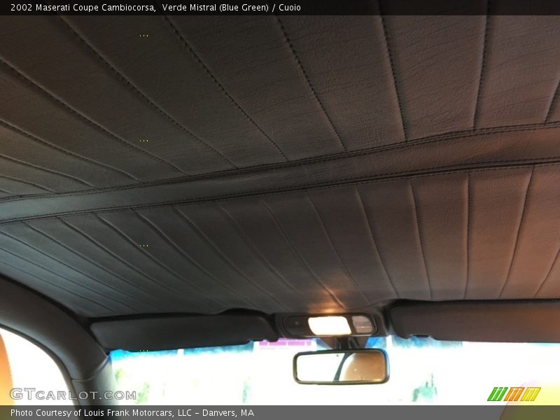 Verde Mistral (Blue Green) / Cuoio 2002 Maserati Coupe Cambiocorsa