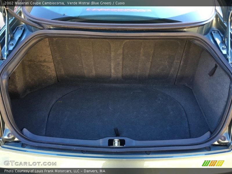 Verde Mistral (Blue Green) / Cuoio 2002 Maserati Coupe Cambiocorsa
