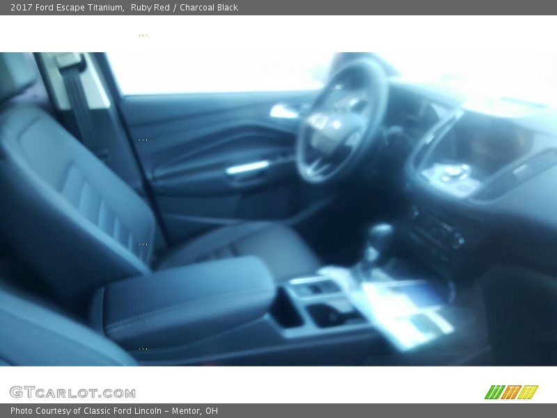 Ruby Red / Charcoal Black 2017 Ford Escape Titanium