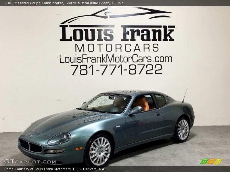 Verde Mistral (Blue Green) / Cuoio 2002 Maserati Coupe Cambiocorsa