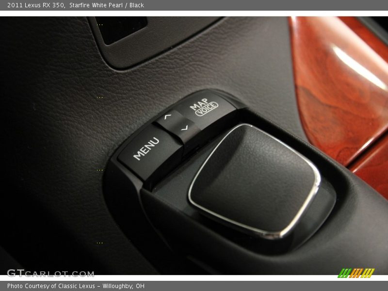 Starfire White Pearl / Black 2011 Lexus RX 350