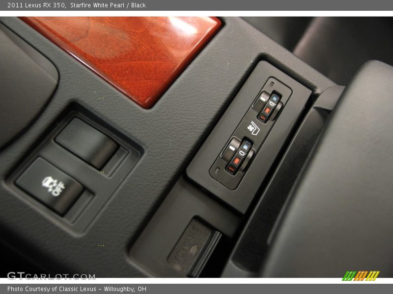Starfire White Pearl / Black 2011 Lexus RX 350