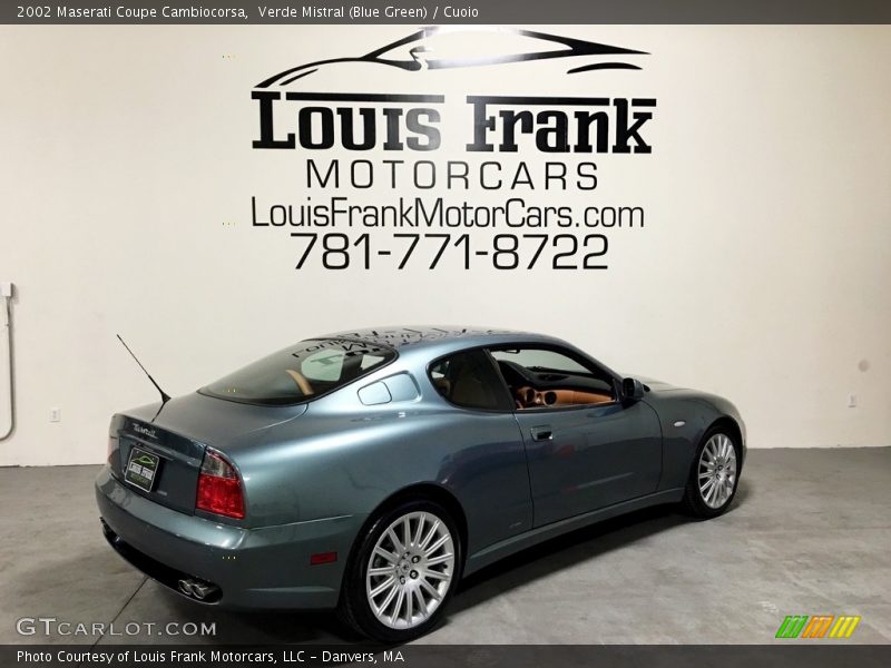 Verde Mistral (Blue Green) / Cuoio 2002 Maserati Coupe Cambiocorsa