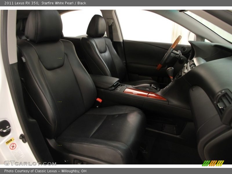 Starfire White Pearl / Black 2011 Lexus RX 350