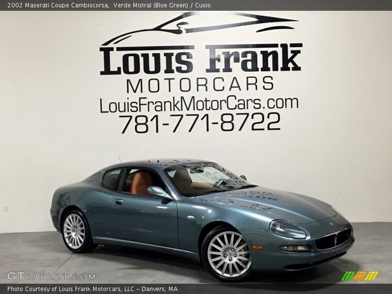Verde Mistral (Blue Green) / Cuoio 2002 Maserati Coupe Cambiocorsa