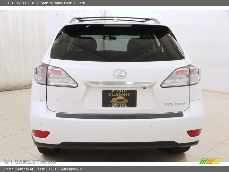 Starfire White Pearl / Black 2011 Lexus RX 350