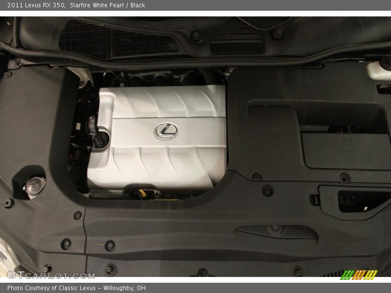 Starfire White Pearl / Black 2011 Lexus RX 350