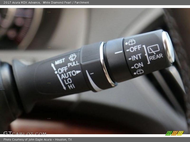 Controls of 2017 MDX Advance