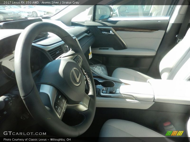 Atomic Silver / Stratus Gray 2017 Lexus RX 350 AWD