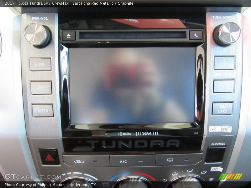 Barcelona Red Metallic / Graphite 2017 Toyota Tundra SR5 CrewMax