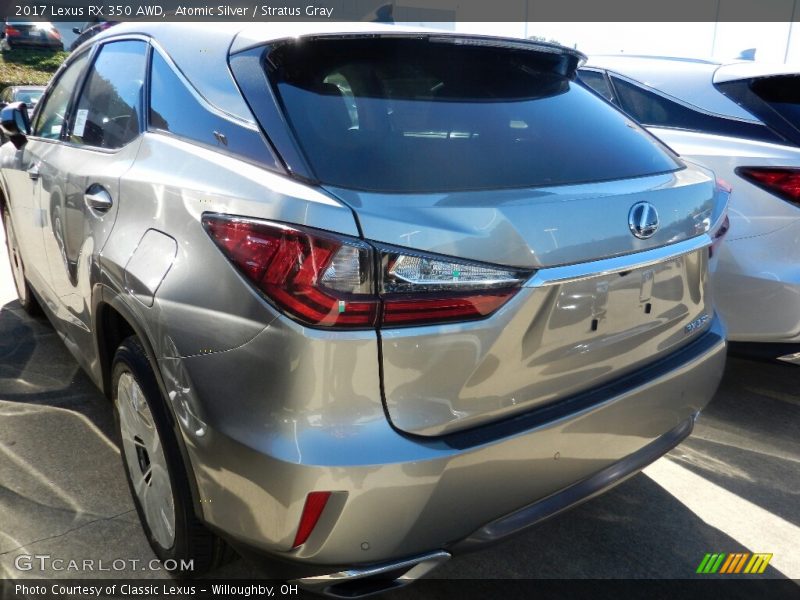 Atomic Silver / Stratus Gray 2017 Lexus RX 350 AWD