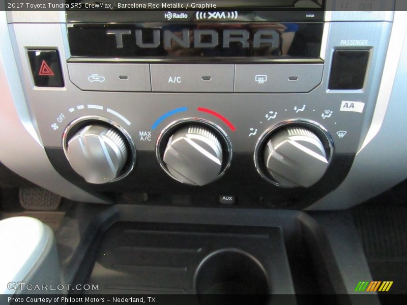 Barcelona Red Metallic / Graphite 2017 Toyota Tundra SR5 CrewMax