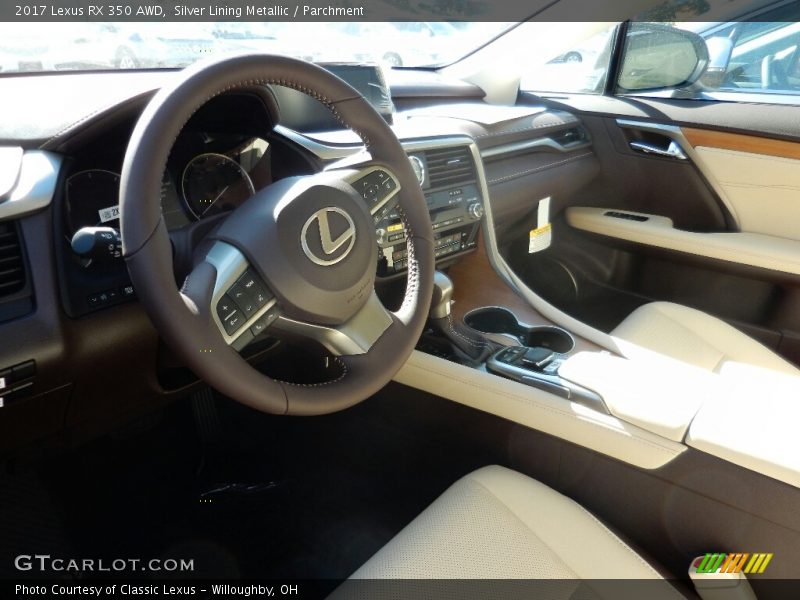Silver Lining Metallic / Parchment 2017 Lexus RX 350 AWD