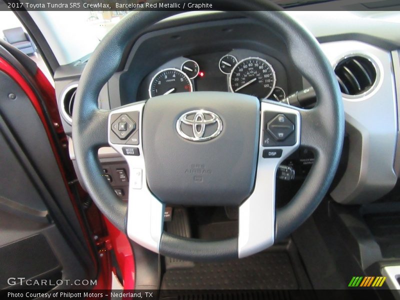 Barcelona Red Metallic / Graphite 2017 Toyota Tundra SR5 CrewMax