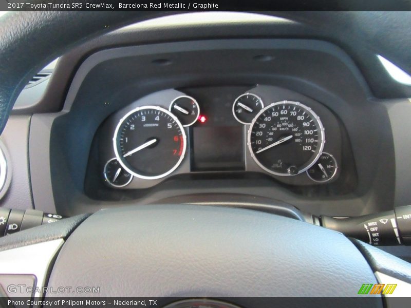 Barcelona Red Metallic / Graphite 2017 Toyota Tundra SR5 CrewMax