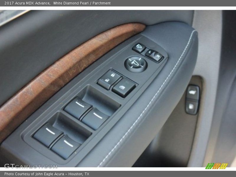 White Diamond Pearl / Parchment 2017 Acura MDX Advance