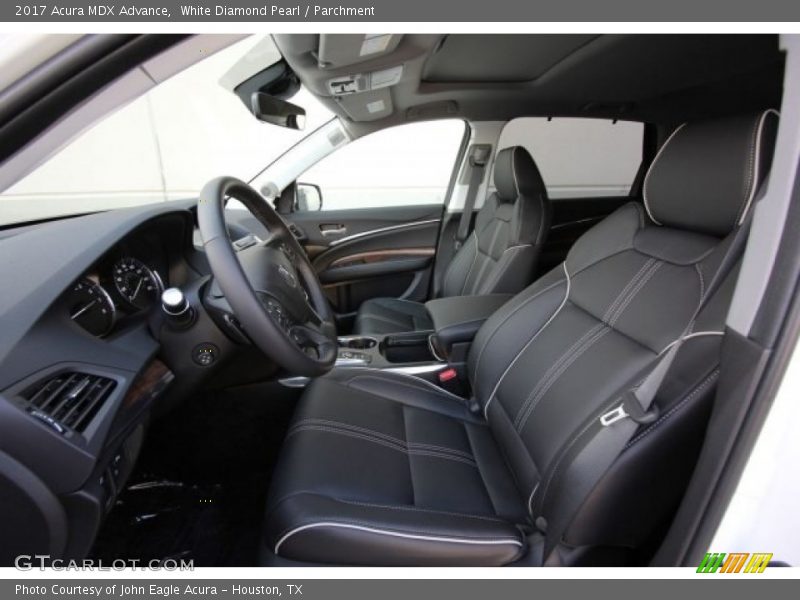White Diamond Pearl / Parchment 2017 Acura MDX Advance