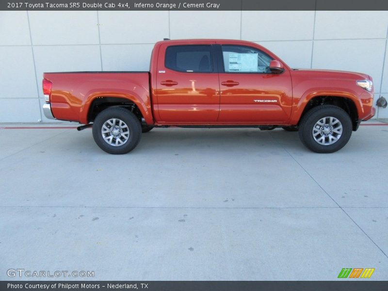 2017 Tacoma SR5 Double Cab 4x4 Inferno Orange