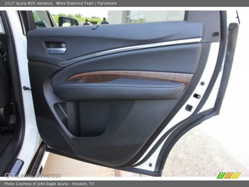 White Diamond Pearl / Parchment 2017 Acura MDX Advance