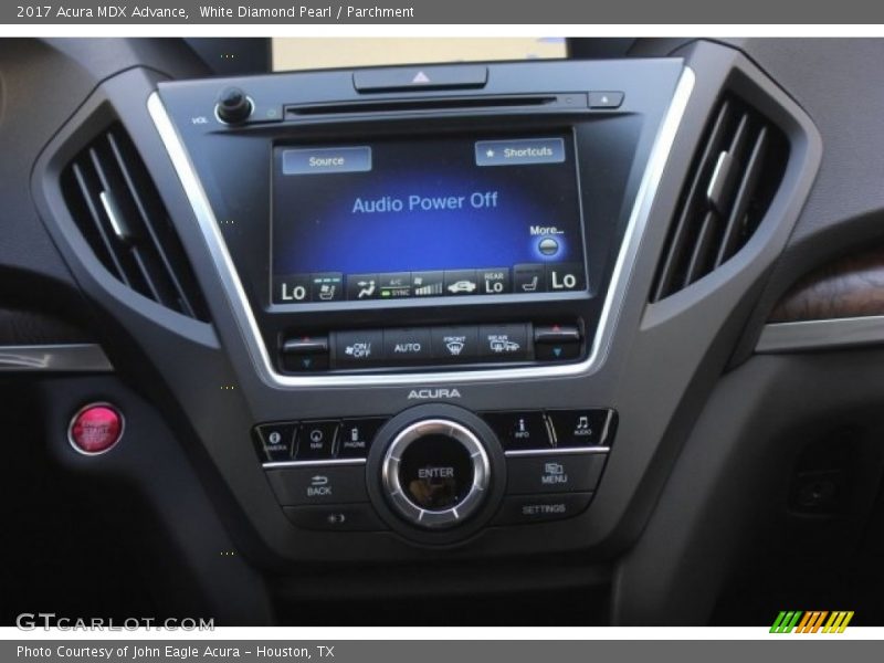 White Diamond Pearl / Parchment 2017 Acura MDX Advance