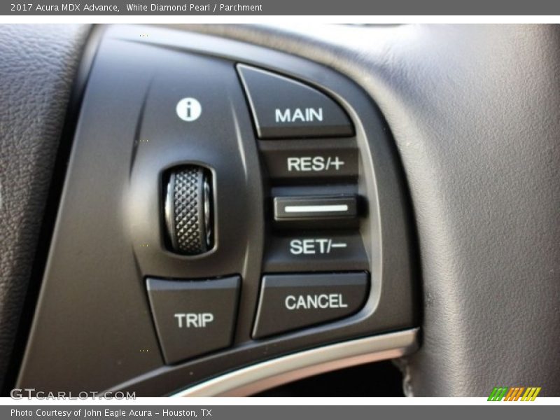 White Diamond Pearl / Parchment 2017 Acura MDX Advance