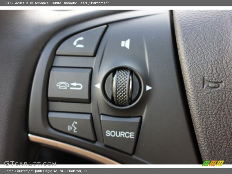 White Diamond Pearl / Parchment 2017 Acura MDX Advance