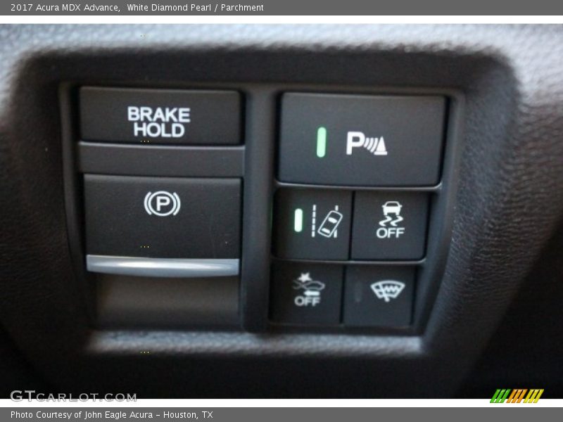 White Diamond Pearl / Parchment 2017 Acura MDX Advance