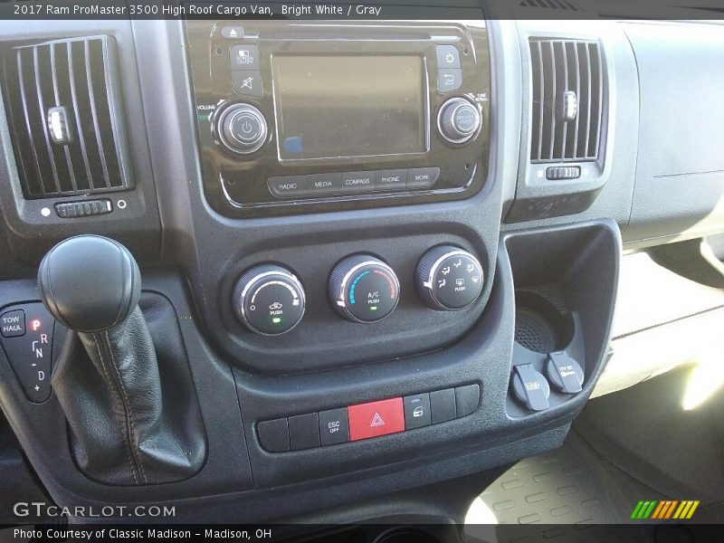 Bright White / Gray 2017 Ram ProMaster 3500 High Roof Cargo Van