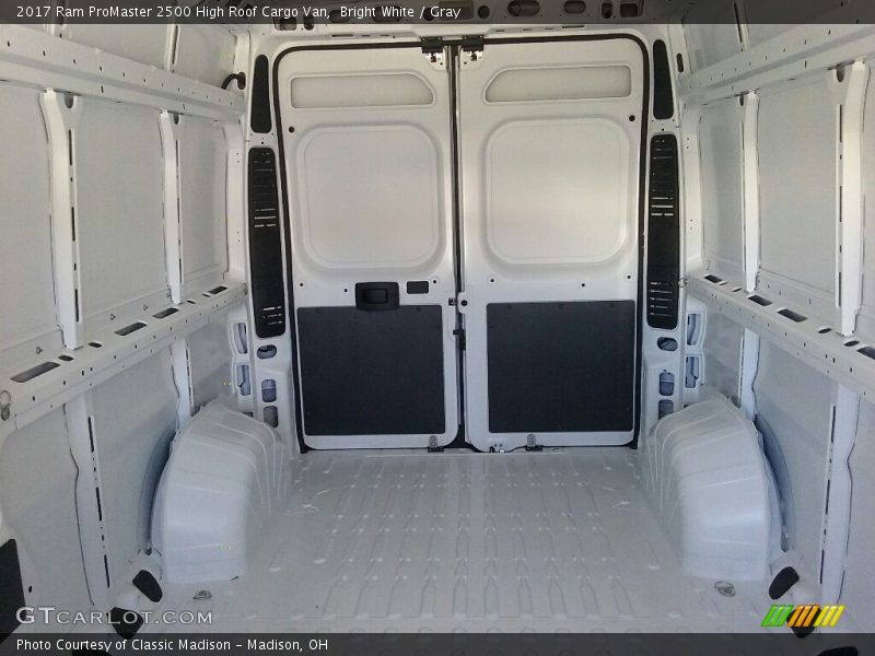 Bright White / Gray 2017 Ram ProMaster 2500 High Roof Cargo Van