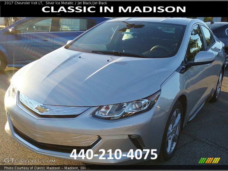 Silver Ice Metallic / Jet Black/Jet Black 2017 Chevrolet Volt LT
