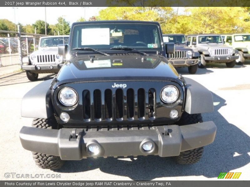 Black / Black 2017 Jeep Wrangler Rubicon 4x4