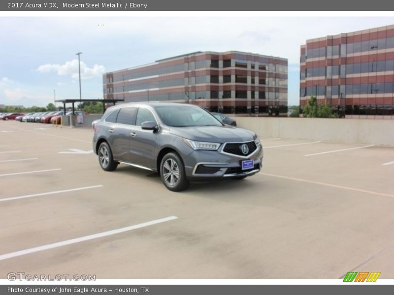 Modern Steel Metallic / Ebony 2017 Acura MDX