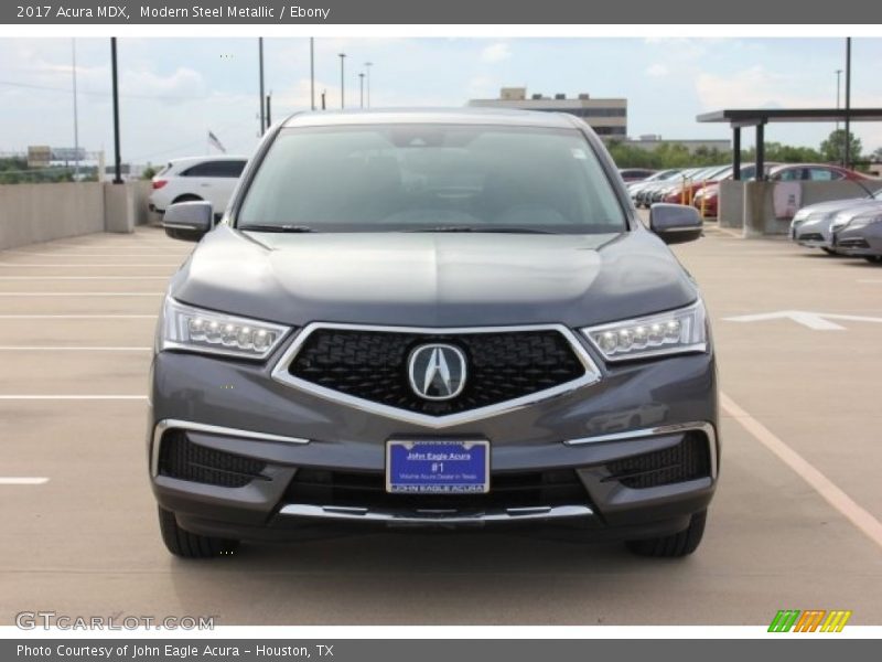 Modern Steel Metallic / Ebony 2017 Acura MDX